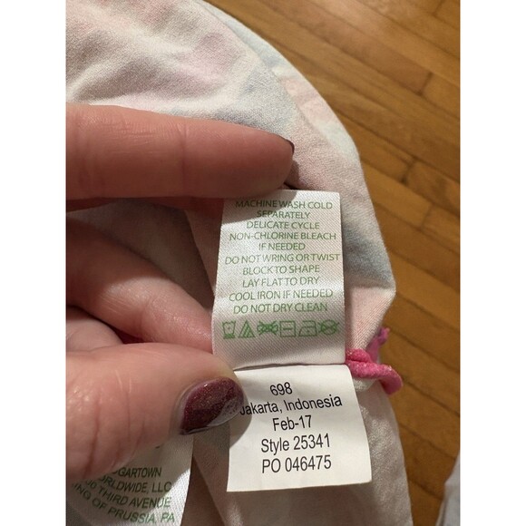 Lilly Pulitzer XXS Rylie UPF 50+ Goombay Smashed Pineapple Hooded Cover Up Dress - Picture 7 of 7